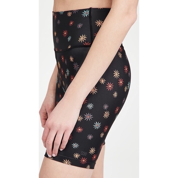 Splits59 Ava High Waist Floral Bike Shorts Large - Picture 3 of 9